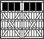 Clydesdale Grooved 4-Section Square