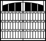 Mustang 4-Section Arched