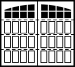 Palomino Narrow 4-Section Arched