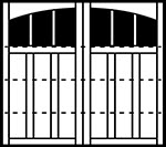 Preakness 4-Section Arched