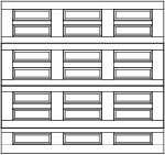 Horizontal Raised 8ft