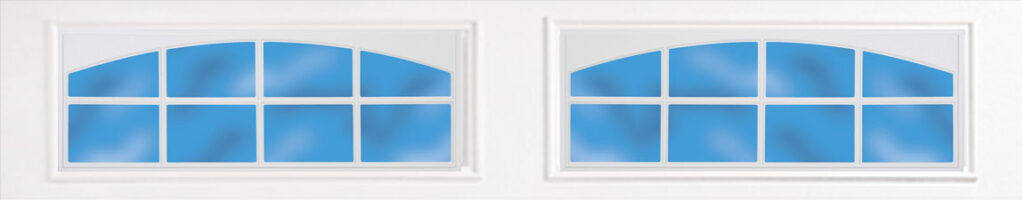 #287 Stockton Arch window insert for doorLink 430