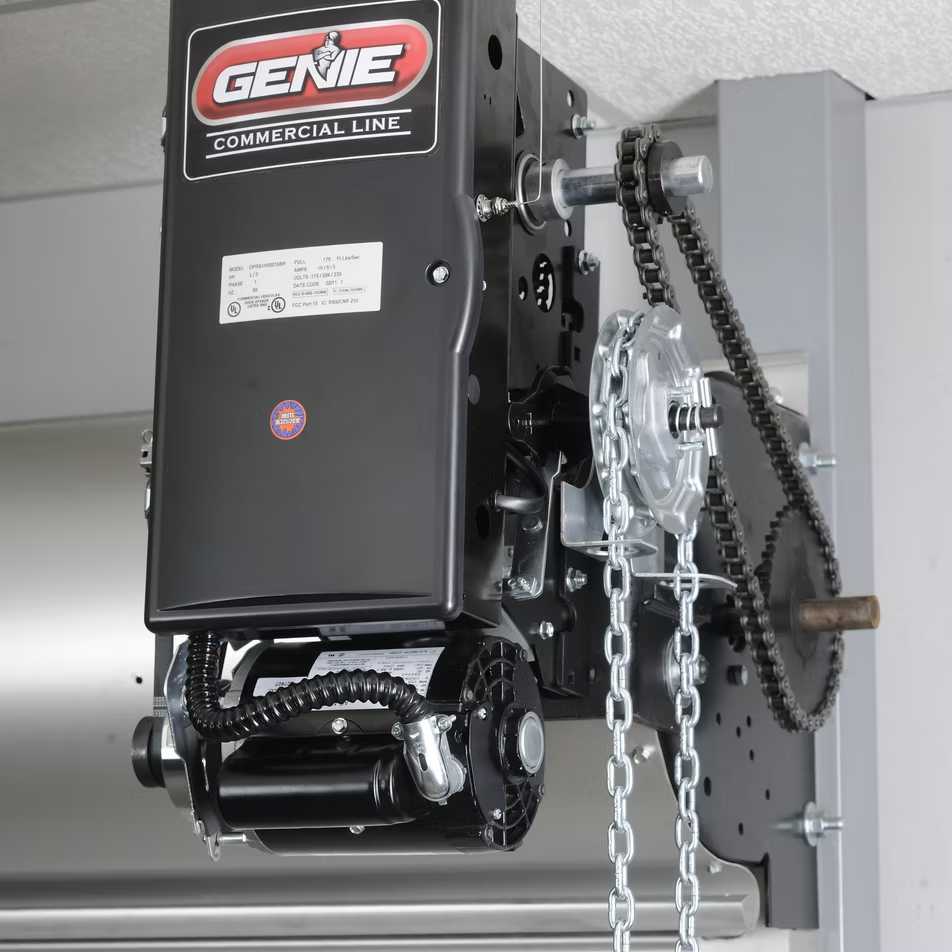 Genie GCL-H controls and LCD display