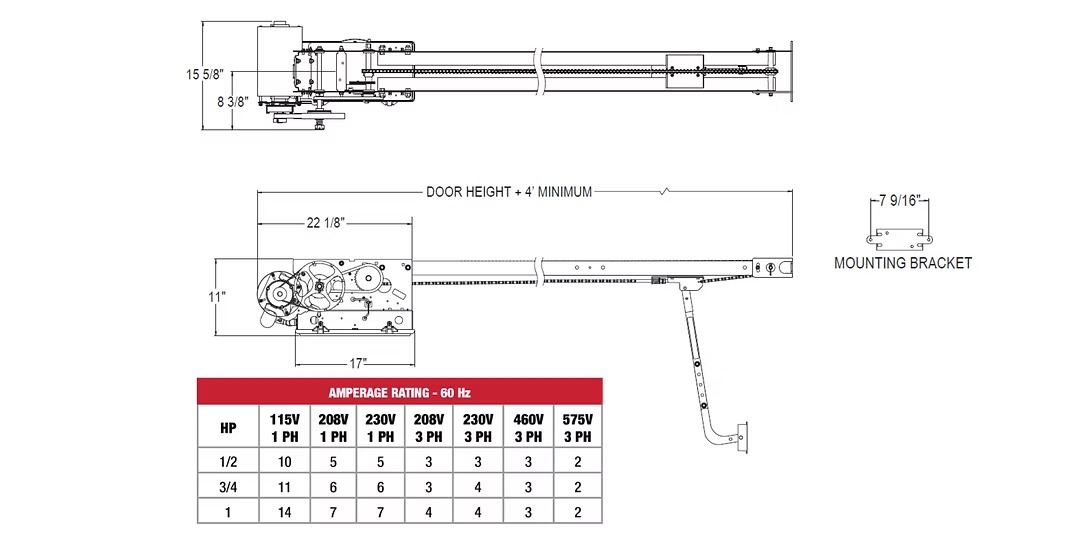 Genie GCL-T controls and drive system