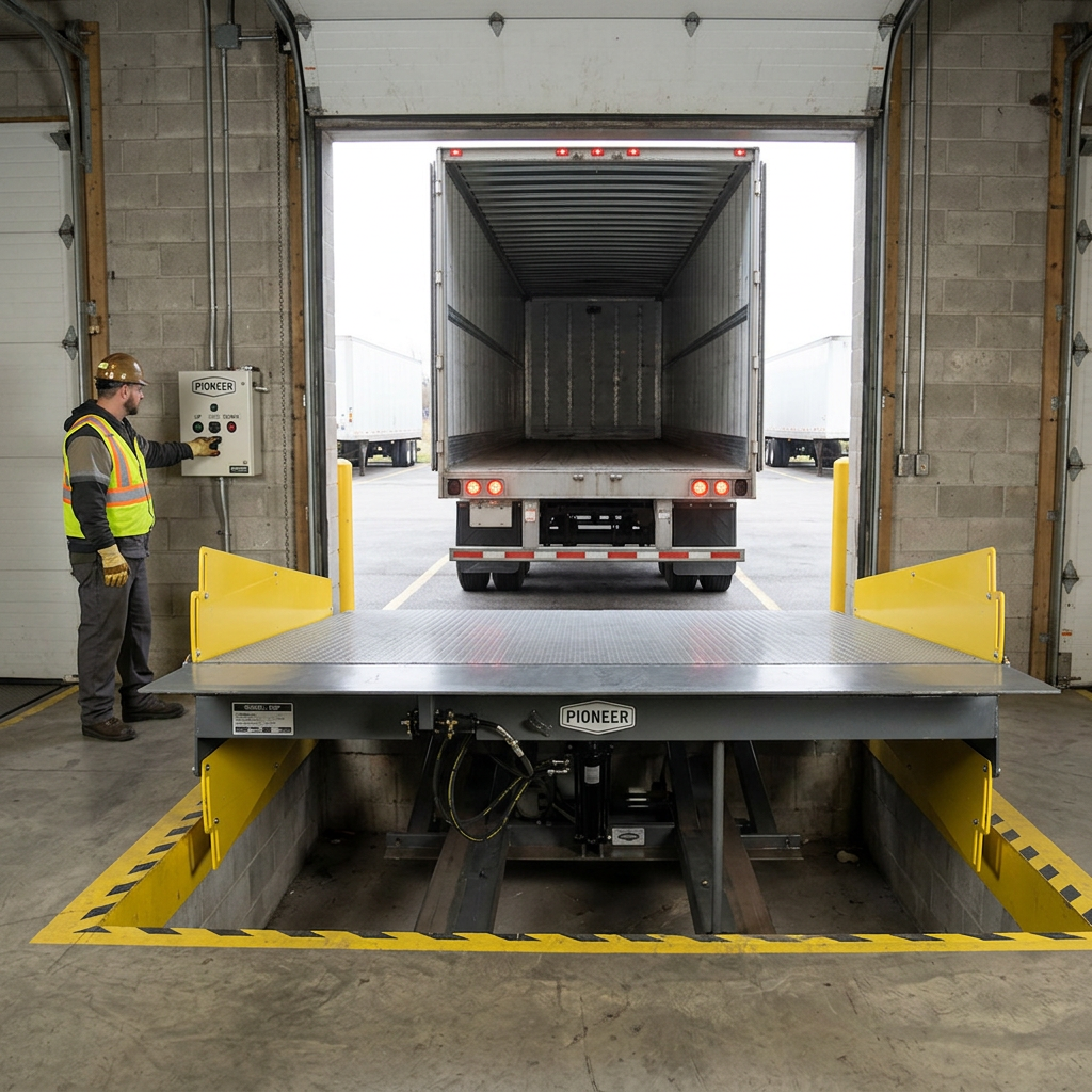 Pioneer dock leveler installed at Oklahoma City loading dock