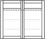 Wayne Dalton 8600 Arlington Square Top Panel