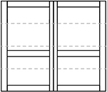 Wayne Dalton 8600 Ashburn Square Top Panel