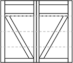 Wayne Dalton 8600 Bellview Square Top Panel