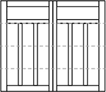 Wayne Dalton 8600 Brunswick Square Top Panel