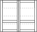 Wayne Dalton 8600 Richmond Square Top Panel