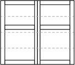 Wayne Dalton 8600 Savannah Square Top Panel