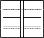 Wayne Dalton 8600 Westfield Square Top Panel